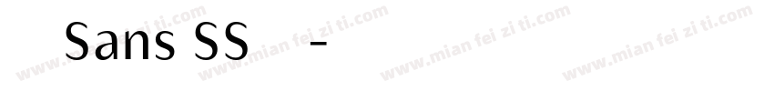 微信Sans SS中号字体转换
